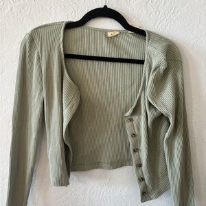Levi’s green cropped sweater size S